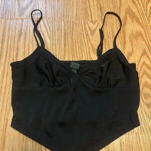 Wild Fable Black Crop Top